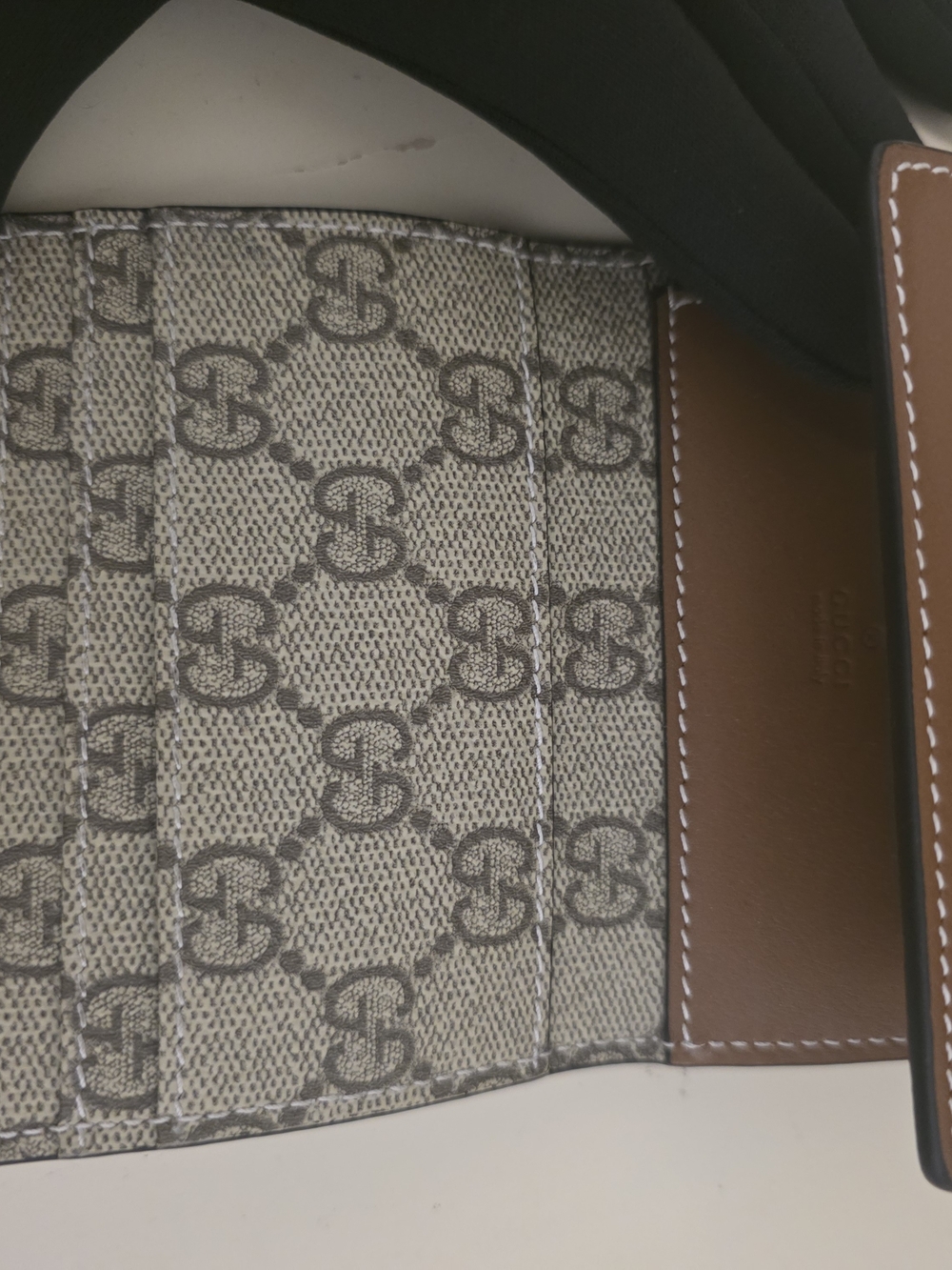 Gucci Brown Leather Wallet - GUCCI Logo - Picture 5 of 14